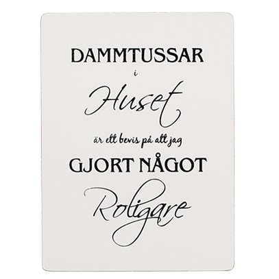 Dammtussar i huset