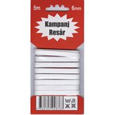 Resår 6 mm Vit 5 meter