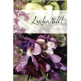 Lycka till Lila blommor