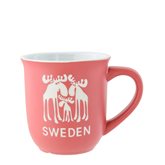 Mugg Älgtrio Röd