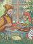 Handduk Pettson & Findus Julpyssel