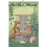 Handduk Pettson & Findus Julpyssel