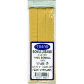 Bomullsband 13 mm Sandbeige