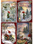 10 stycken vykort Julmotiv