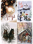 10 stycken vykort Julmotiv