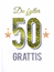 50 År Du fyller 50 Grattis