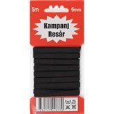 Resår 6 mm Svart 5 meter