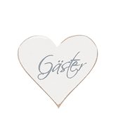 Gäster liten skylt hjärta
