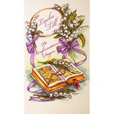 Liljekonvalj, kors & bibel
