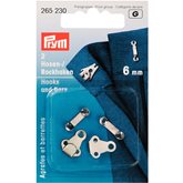 Kjol- & byxhake 6 mm Silver