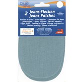 Laglapp jeans Ljusblå