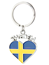 Nyckelring Sweden flagga
