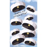Studentmössor i skyn