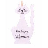 Katt Välkommen Här bor jag