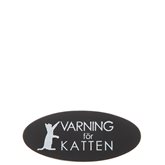 Varningsskylt för katten