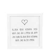 Tavla Älska och krama mig