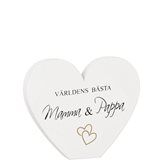 Skylt Världens bästa Mamma & Pappa