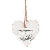 Välkommen till världen skylt