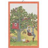 Handduk Pettson & Findus Äppelträd