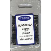Rundresår 1,5 mm Svart