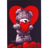 Nalle med hjärtan