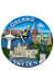 Kylskåpsmagnet Örebro Rund