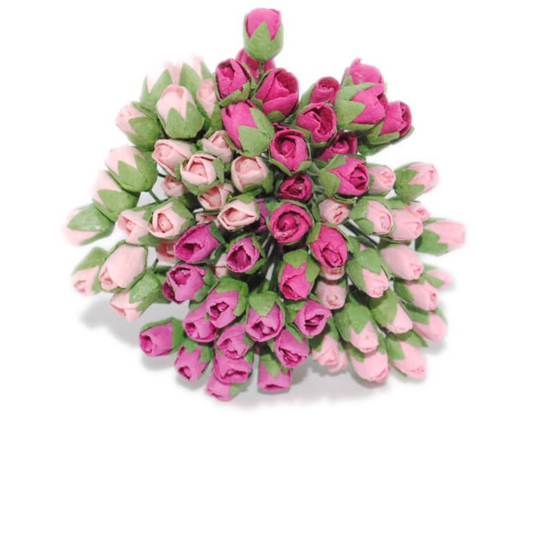 Rosenknoppspaket -  0,8cm - 100st - Rosa