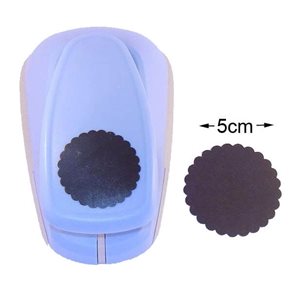 Punch - 5cm - Scalloped Cirkel