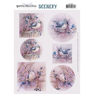 Die Cut Toppers - Scenery - Birds