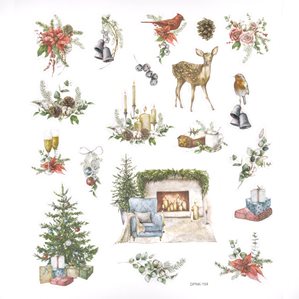 Ark med stickers 15x16,5cm - Lovable Christmas Home