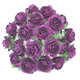 Pappersrosor - 2cm - 20st - Lila