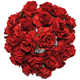 Pappersrosor - 2,5cm - 50st - Röda