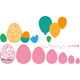 Marianne Design Dies - Easter Eggs - Balloons