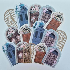 Pappersdekorationer - Diecuts - Dörrar - Natur