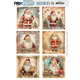 Push Out Scenery - Card Deco Essentials - Santa Square