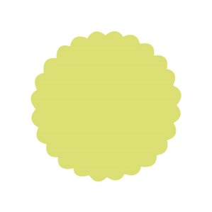 Punch - 7,5cm - Scalloped Cirkel