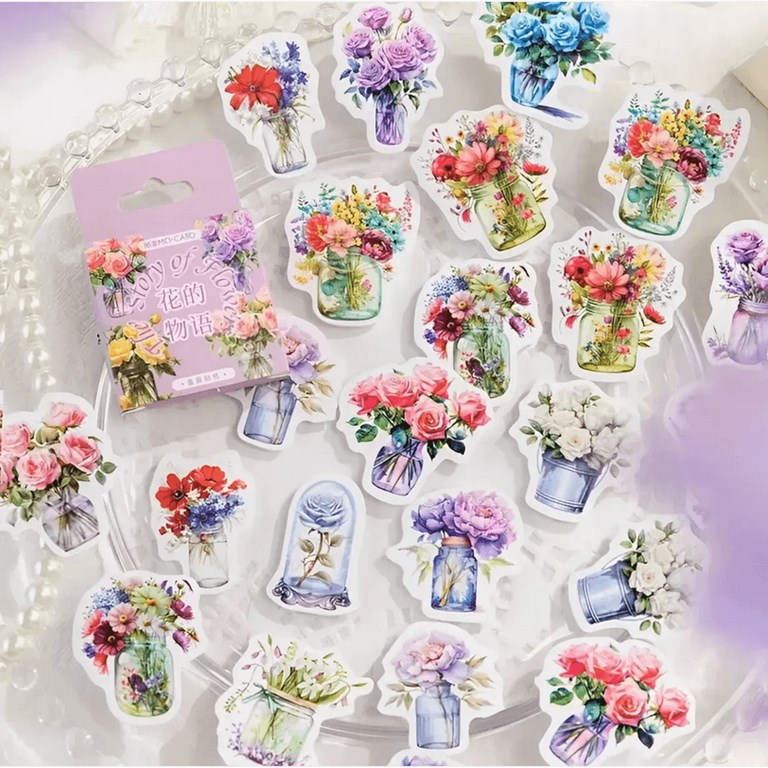Stickers - Story of flowers - 46st - PY Hobby