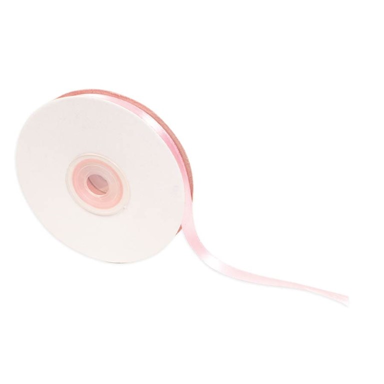 Satinband - 10mm - Rosa - Storpack 30m