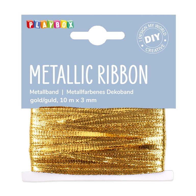 Metallicband - Guld - 10m