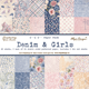 Pappersblock - Maja Design - Denim & Girls - 15x15cm