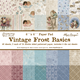 Pappersblock - Maja Design - Vintage Frost Basics - 15x15cm