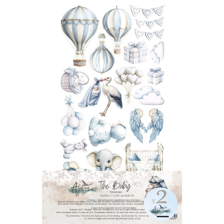 12st klippark - Baby Boy - Extras Set