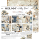Scrapbookingpapper - 30x30cm - Melody of My Soul