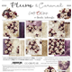 Scrapbookingpapper - 30x30cm - Plum & Caramel