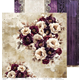 Scrapbookingpapper - 30x30cm - Plum & Caramel