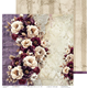 Scrapbookingpapper - 30x30cm - Plum & Caramel