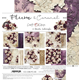 Scrapbookingpapper - 30x30cm - Plum & Caramel
