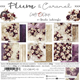 Paper pack - 15x15 cm - Plum & Caramel