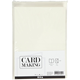 Kort och kuvert - 50-pack - A6 - Offwhite struktur