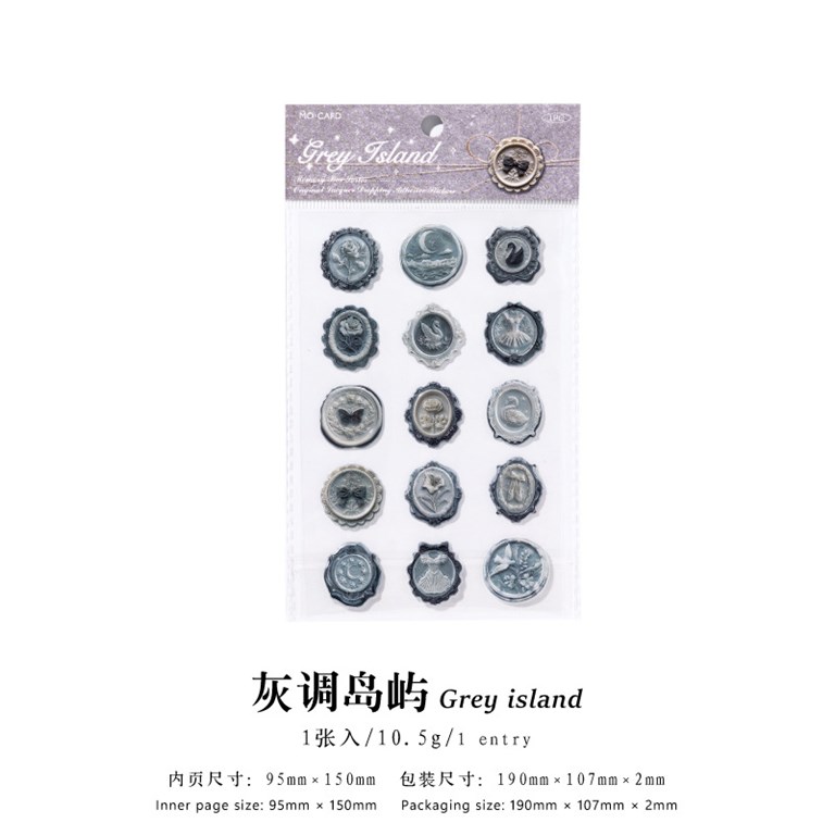 Stickers - Sigill - Grå